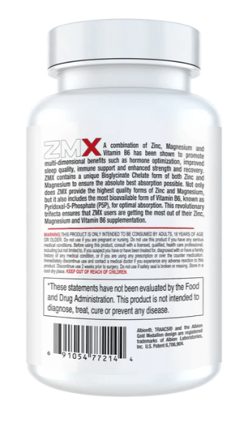 ZMX, Zinc, Magnesium & B6, 90 Capsules - Spring Street Vitamins