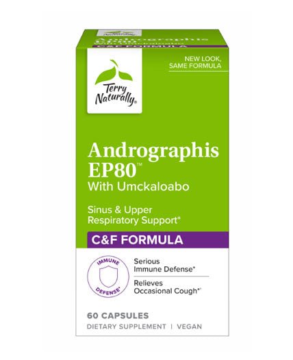 Andrographis EP80™ with Umckaloabo, 60 Vegetable Capsules - Spring Street Vitamins