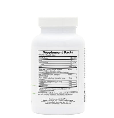 GI Natural Reflux Ease, 60 Vanilla Chewable Tablets - Spring Street Vitamins
