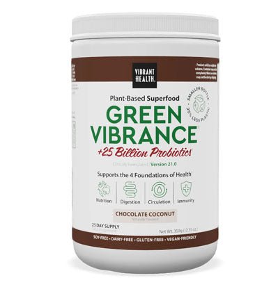 Green Vibrance Chocolate Coconut, 25 Day - Spring Street Vitamins