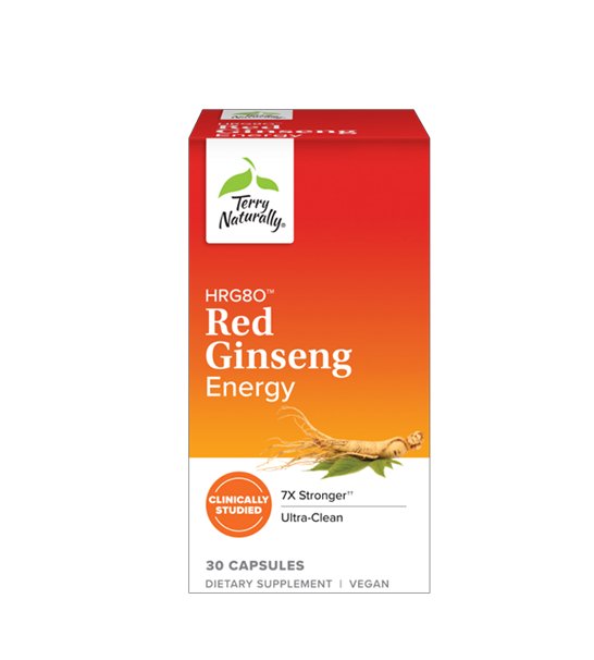 HRG80™ Red Ginseng Energy, 30 Vegetable Capsules - Spring Street Vitamins