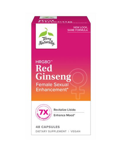 HRG80™ Red Ginseng Female Sexual Enhancement* 48 Vegetable Capsules - Spring Street Vitamins