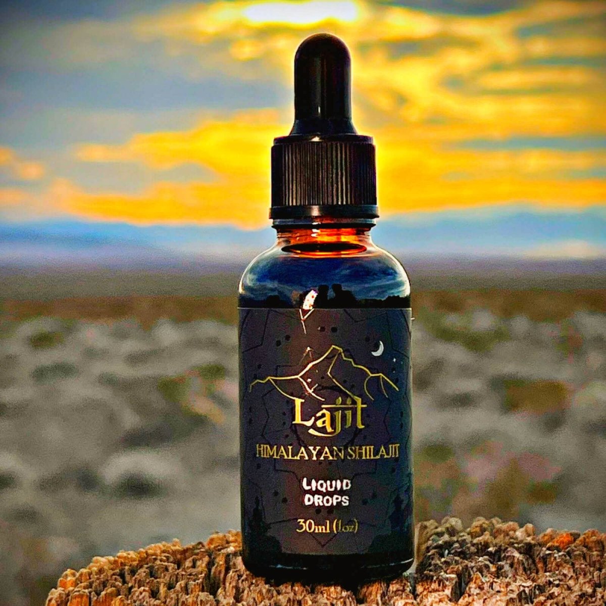 Lajit Himalayan Shilajit Liquid Drops, 1 oz - Spring Street Vitamins