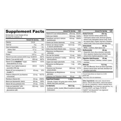 LifeEssence Powder – Multivitamin & Minerals, 30 Servings - Spring Street Vitamins