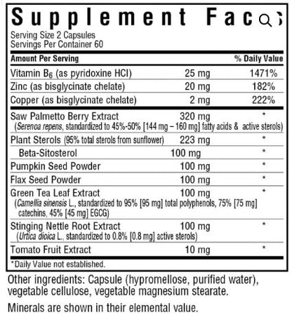 MPX 1000® PROSTATE SUPPORT, 120 VEGETABLE CAPSULES - Spring Street Vitamins