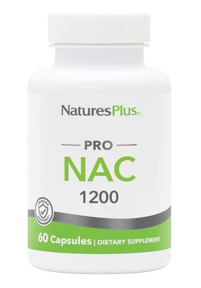 NAC 1200 Capsules, 60 Vegetable Capsules (N-acetyl-cysteine) - Spring Street Vitamins