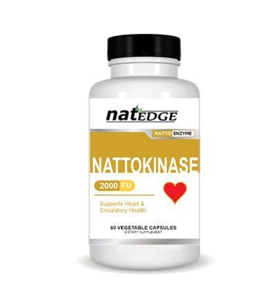 Nattokinase Enzyme 2000 FU, 60 Vegetable Capsules - Spring Street Vitamins