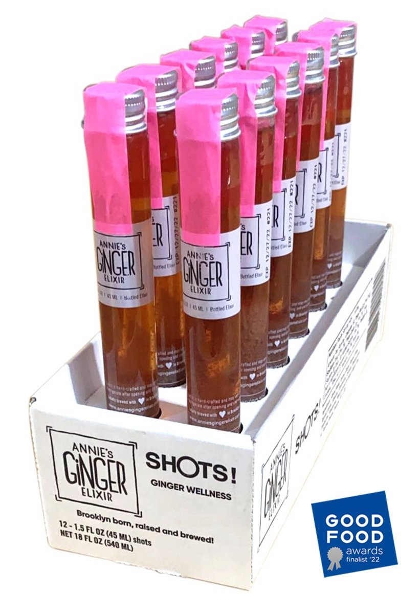 Org. Gut Health + Immunity Boost Ginger Elixir 1.5oz Shot (1 Shot) - Spring Street Vitamins