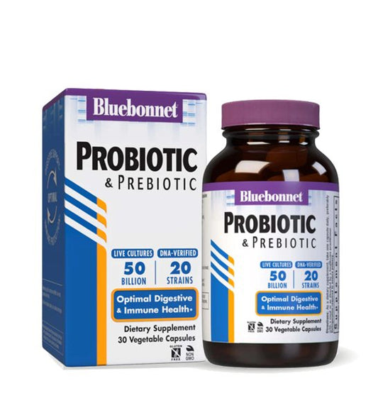 PROBIOTIC & PREBIOTIC 50 BILLION, 30 Veggie Capsules - Spring Street Vitamins