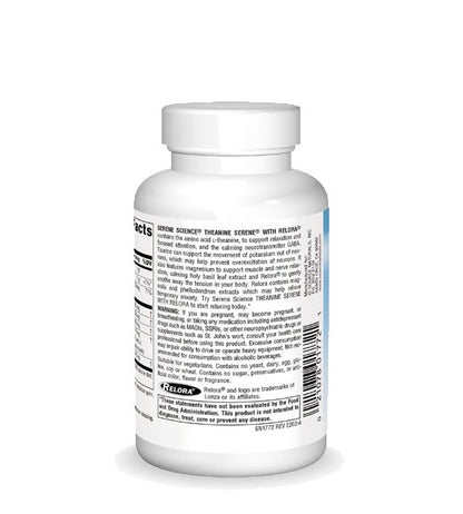 Serene Science Theanine Serene with Relora, 60 Tablets - Spring Street Vitamins