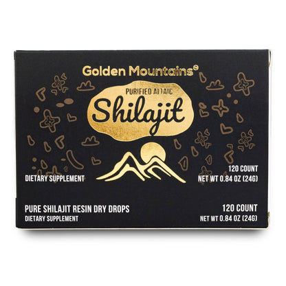 Shilajit 120 Dry Drops Altai "Golden Mountains" Siberian Green - Spring Street Vitamins