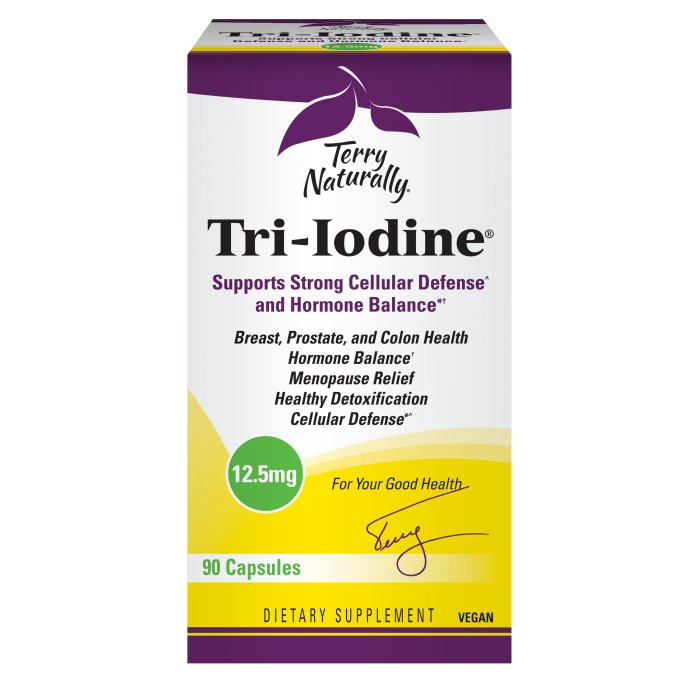 Tri-Iodine, 12.5 mg, 90 Vegetable Capsules - Spring Street Vitamins